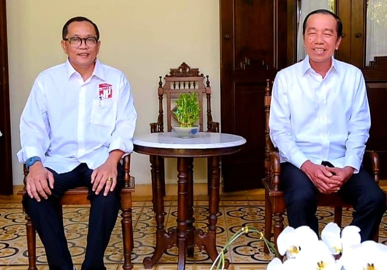Pengurus DPP Bara JP 2025-2030 Kunjungi Jokowi di Kediamannya