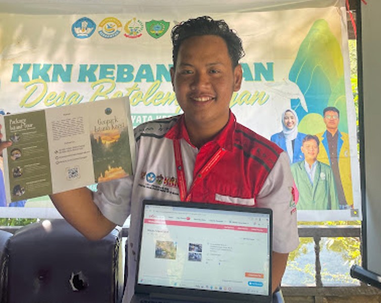 Mahasiswa KKN Kebangsaan ITSNU Pekalongan Beri Terobosan Digitalisasi Branding Desa Wisata Istana Karst