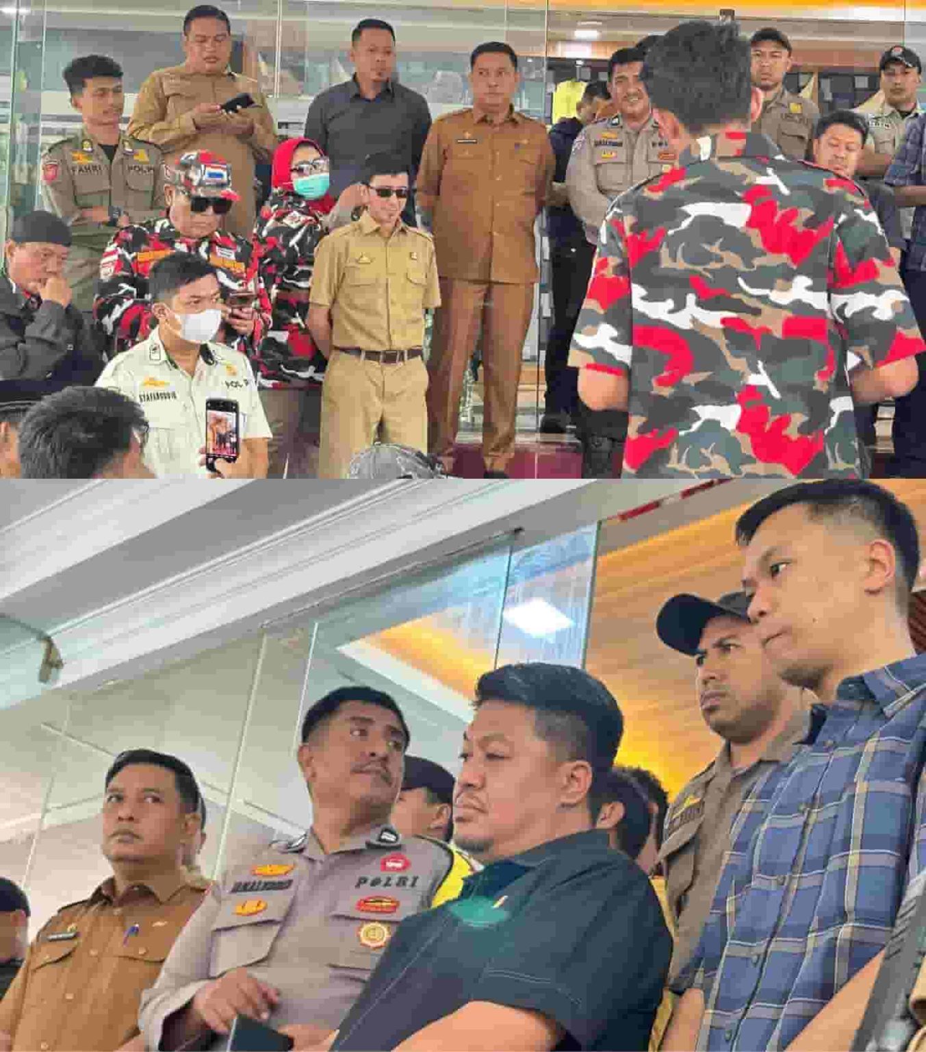 Komisi D Disampingi Plt Sekwan Terima Aksi LMP Sulsel