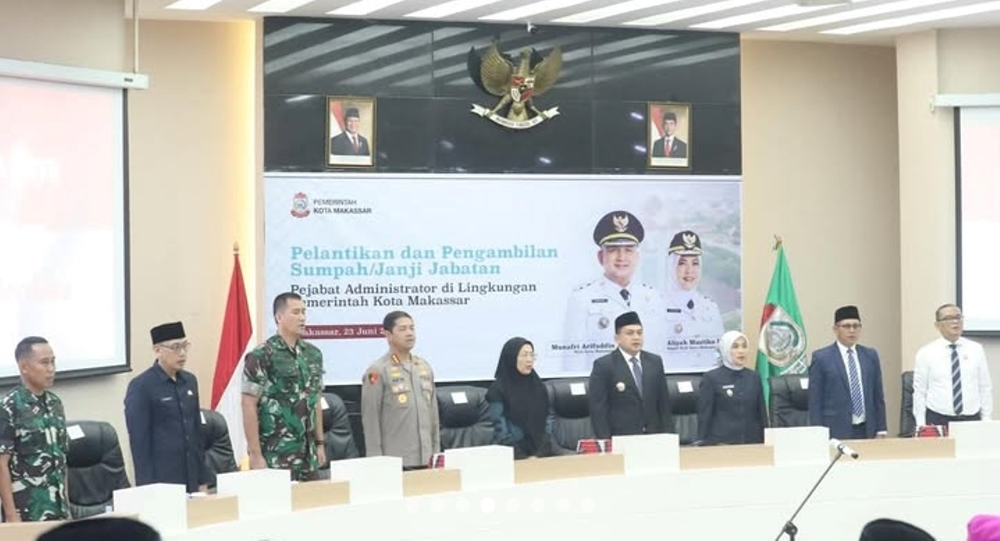 Ketua DPRD Makassar Pejabat yang Bartu Dilantik Berintegritas