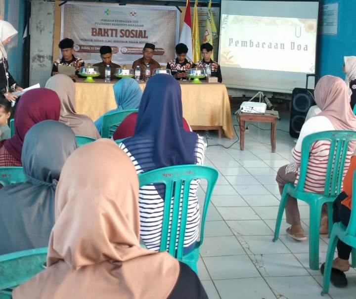 HMKG Poltekkes Kemkes Makassar Baksos di Pangkep