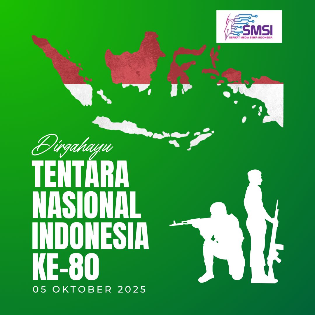 SMSI Sulawesi Selatan Ucapkan HUT TNI ke-80