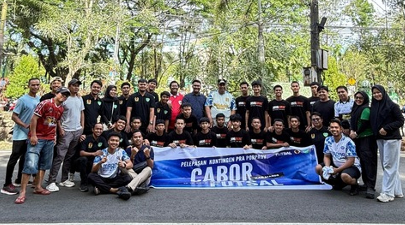 Bupati Maros Lepas Kontingen Futsal KE  Babak Kualifikasi PORPROV XVIII