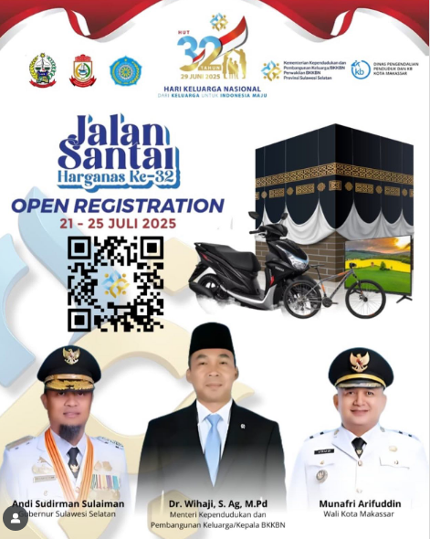 Kepala DPPKB Makassar Sebut Jalan Santai Harganas Berhadiah Umrah