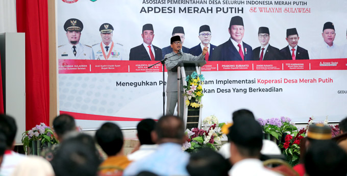 Di Maros, Mendes Sebut Dua Kunci Sukses Asta Cita Presiden