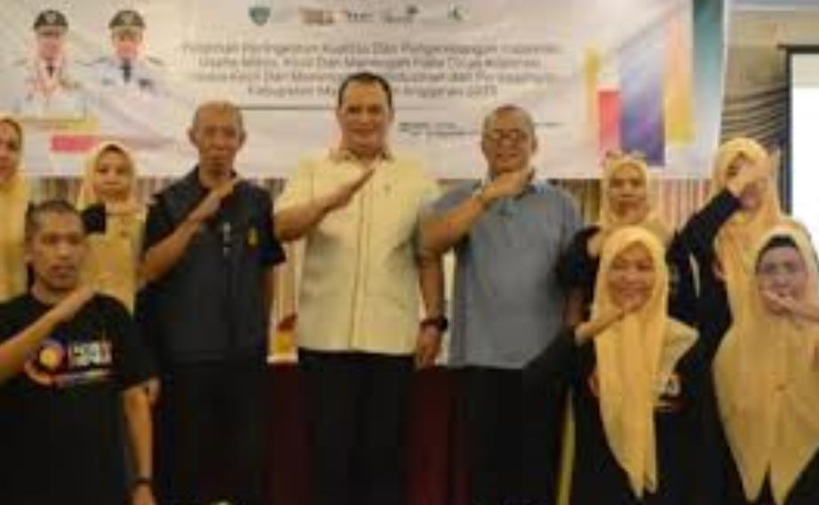 Wabup Maros Apresiasi  Pelatihan UMKM Diskoperindag