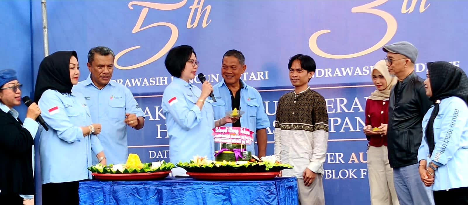 Meriah, HUT PT.CBL dan Cendrawasih Residence