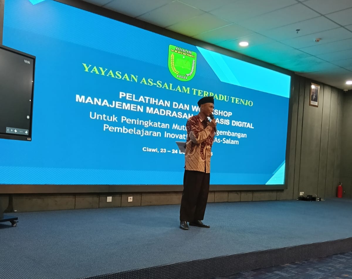As-Salam Tenjo Gelar Workshop Manakemen Madrasah Digital