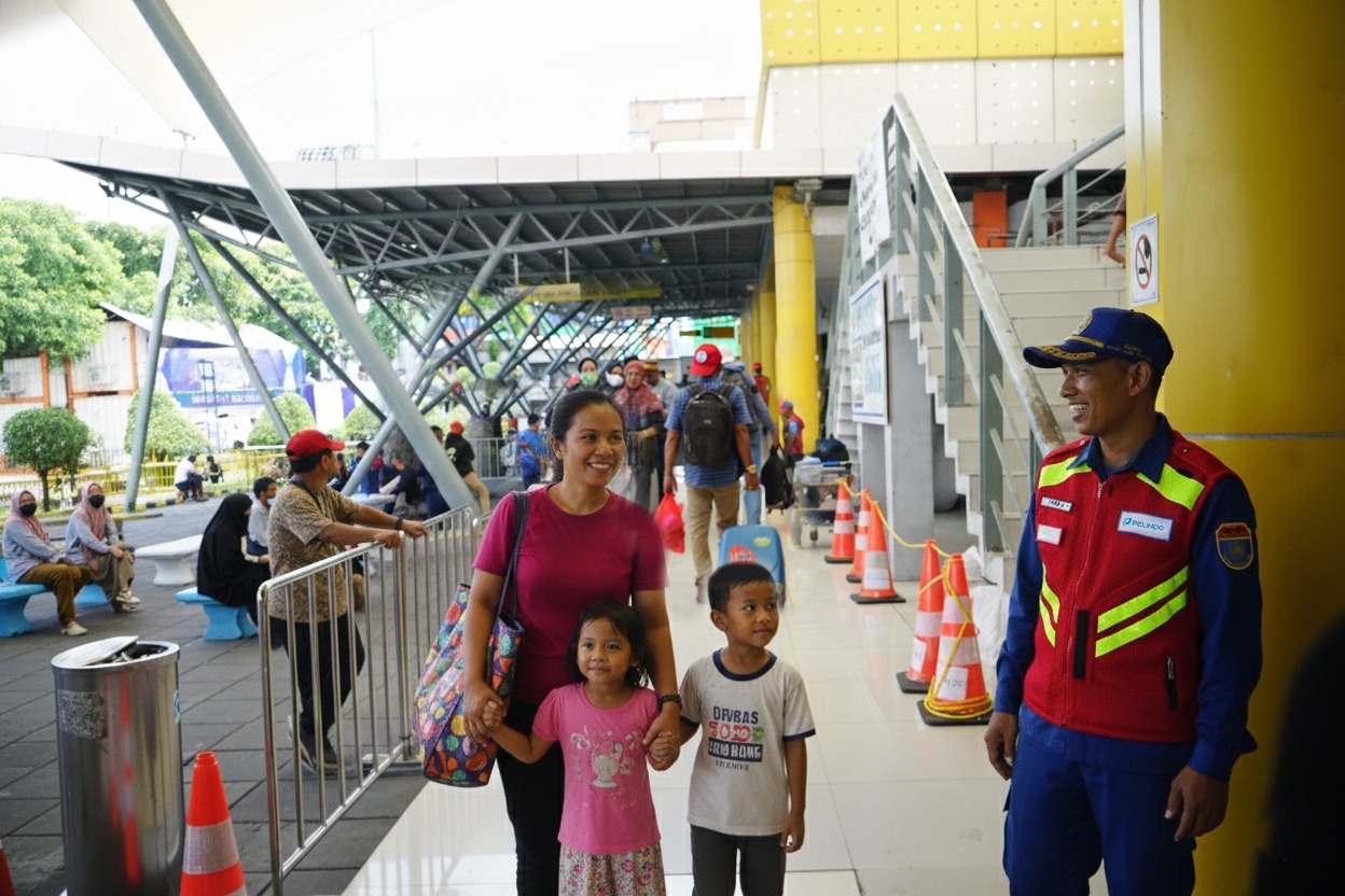 Arus Penumpang H-1Nataru  Capai 962 Ribu,Pelindo Pastikan Layanan Pelabuhan Optimal