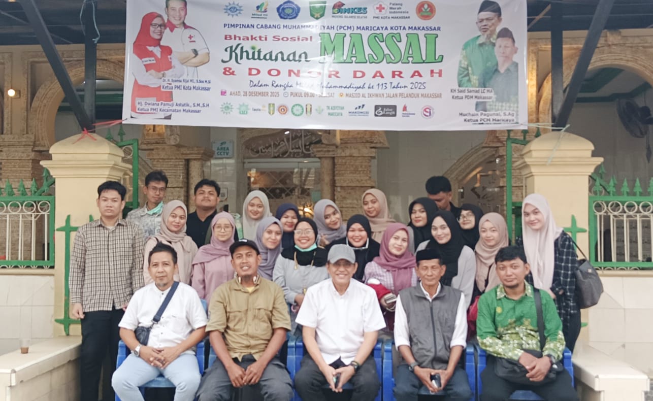 Peringati Milad Muhammayah ke 113, PCM Maricaya Sunatan Massal