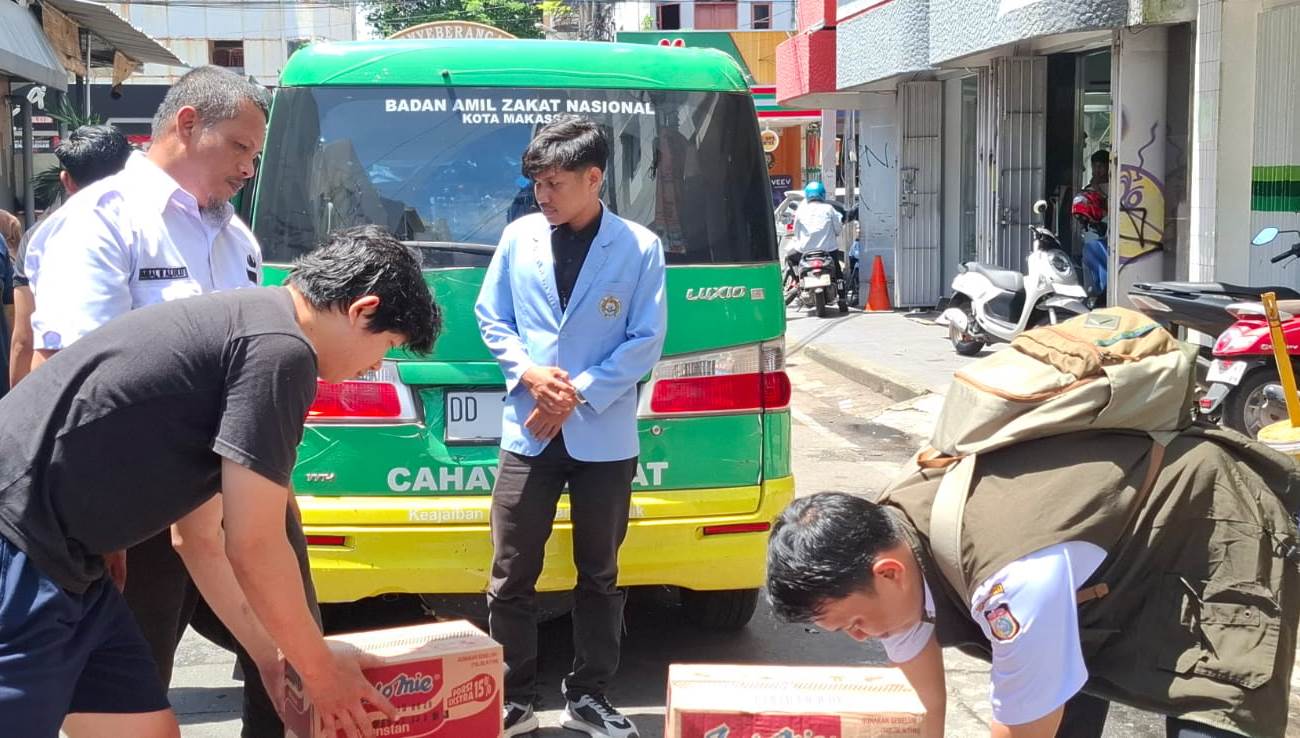 BTB Makassar Salurkan Bantuan ke Korban Kebakaran Bulogading