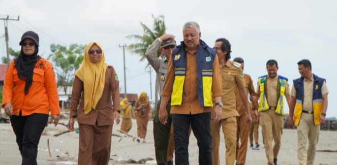 Bupati Irwan Kunjungi Lokasi Penanganan Bencana