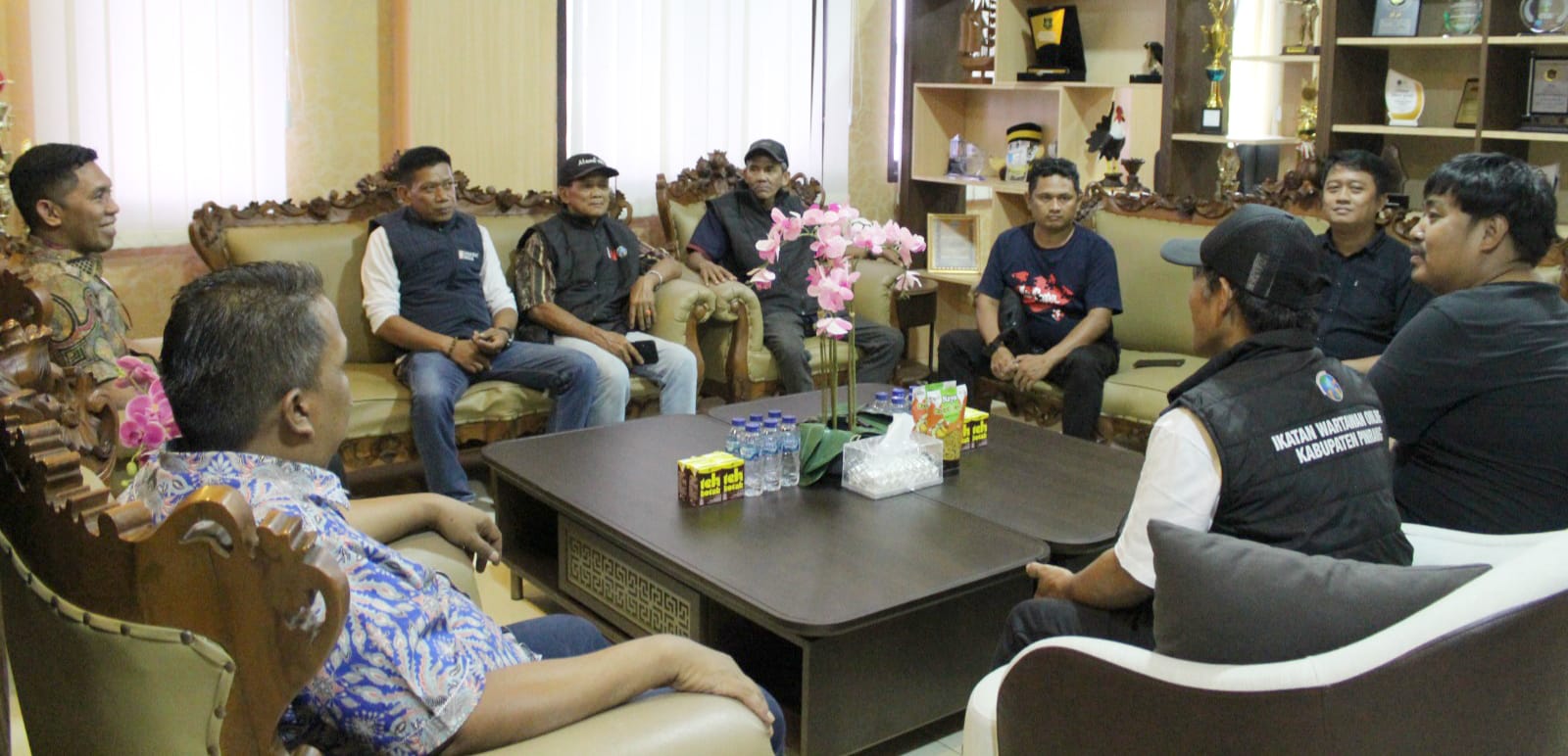 Pererat Silaturahmi, PD IWO Pinrang Audiensi ke Kantor Kejaksaan