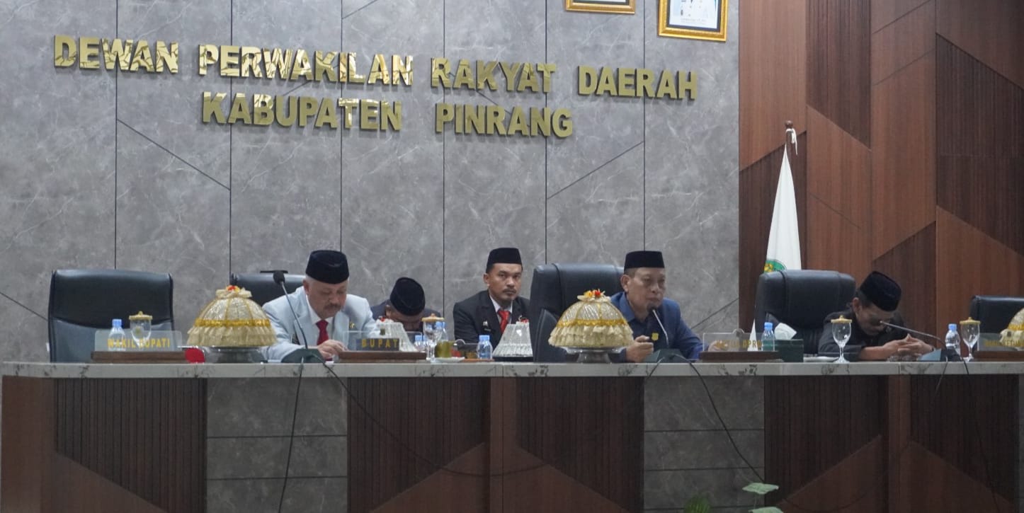 DPRD- Pemkab Pinrang Rapat Bersama