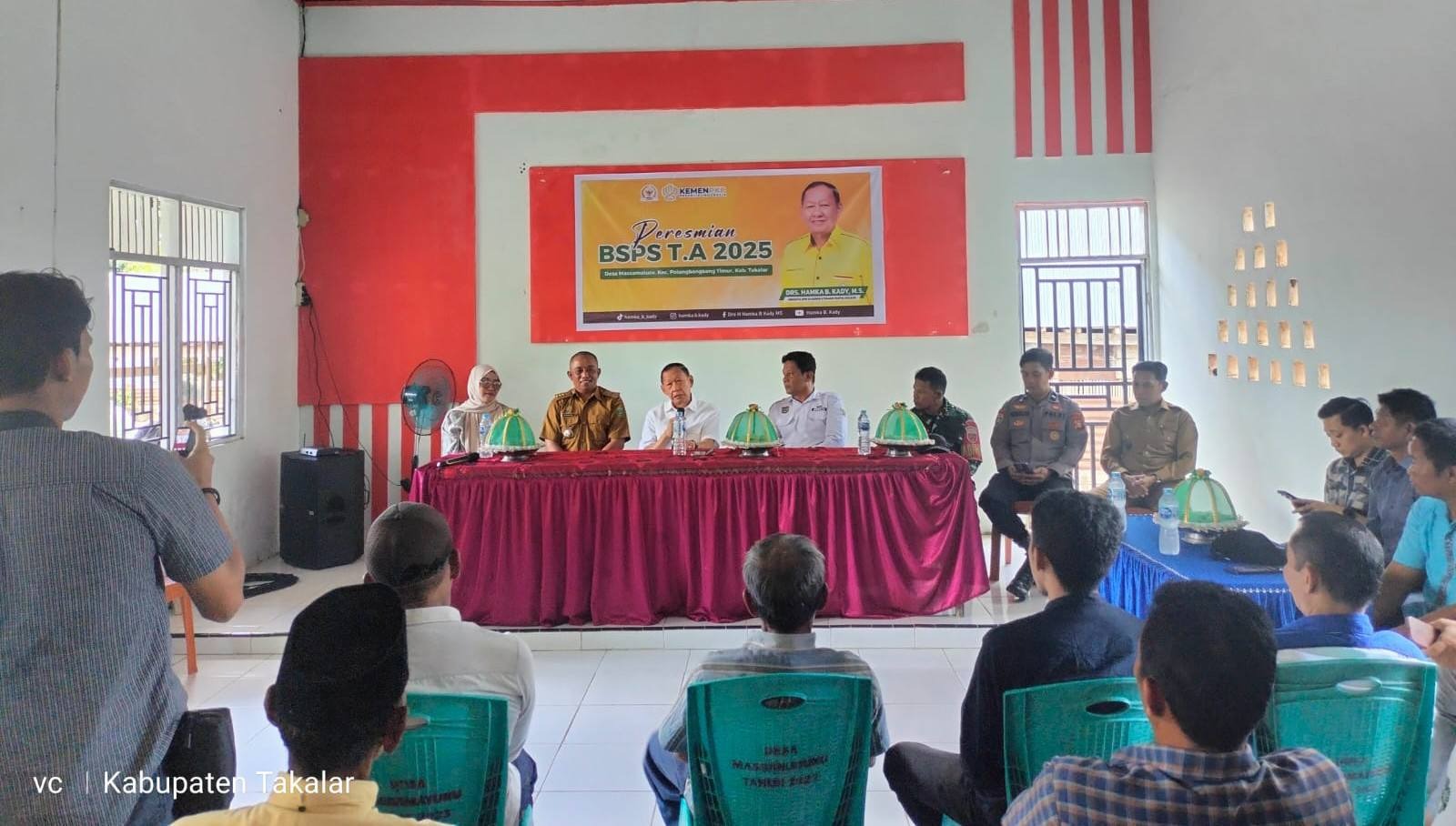 Wujudkan Hunian Layak, Hamka B Kady Resmikan Program BSPS Aspirasi di Desa Massamaturu Takalar