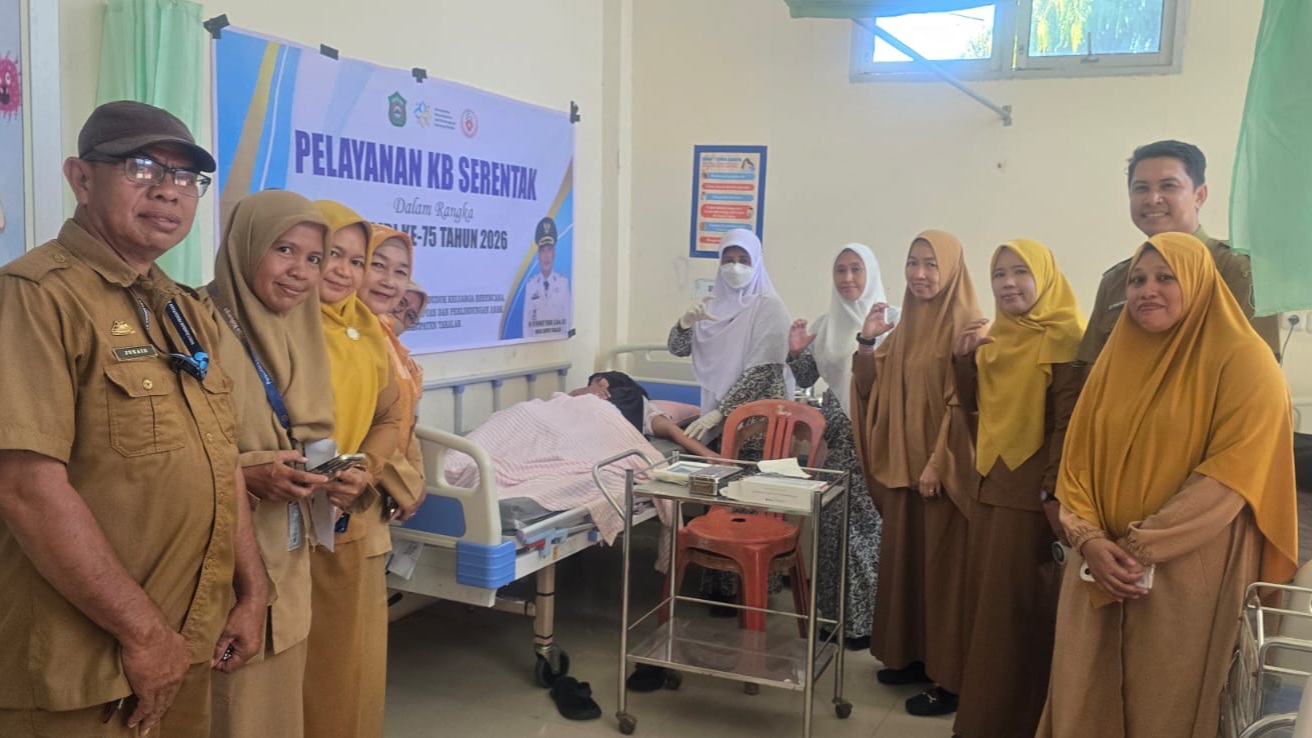 Pemantauan Pelayanan KB Serentak dalam Rangka HUT IBI ke-75 Tahun di Takalar
