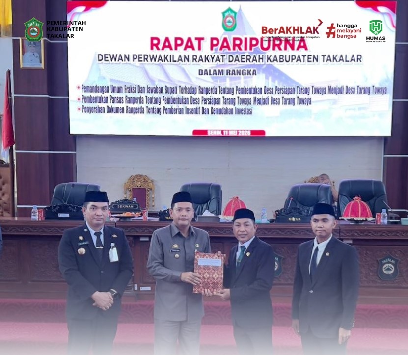 Pemkab Takalar Berhasil Kawal Pemekaran Desa, Seluruh Fraksi DPRD Setujui Ranperda Desa Tarang Towaya