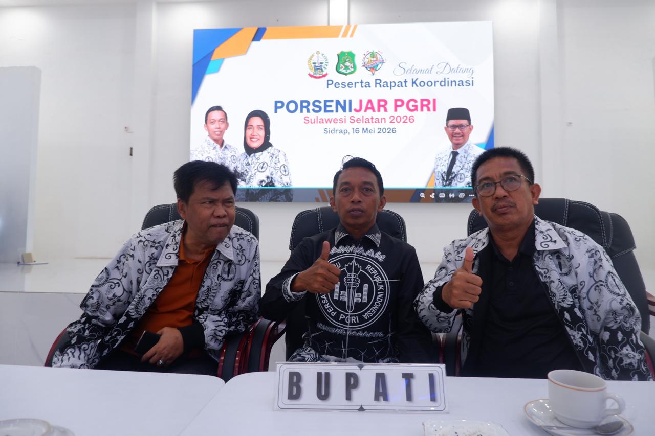 Wakil ketua PGRI Sulsel Puji Bupati Sidrap