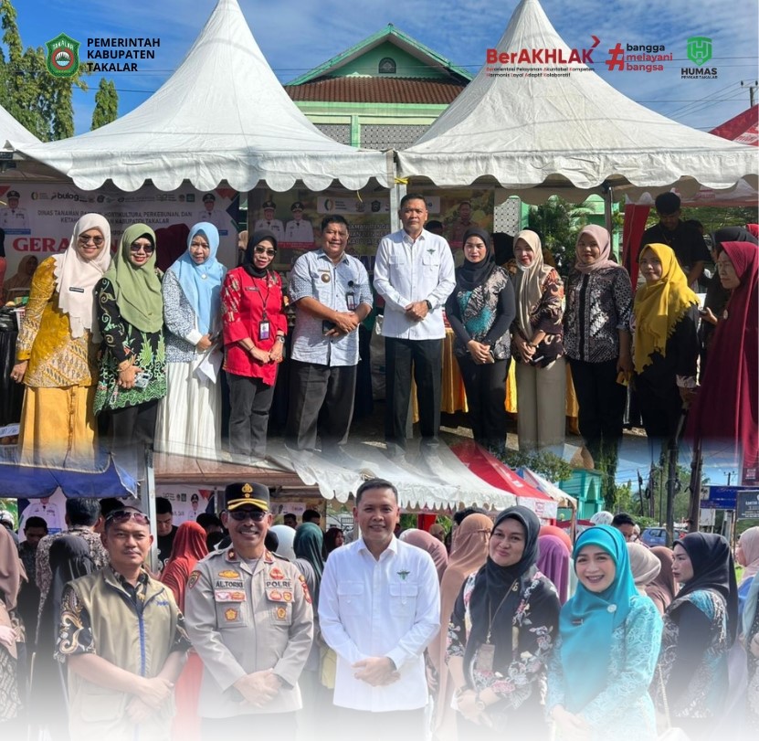Wabup Takalar Pantau Pelaksanaan Gerakan Pangan Murah