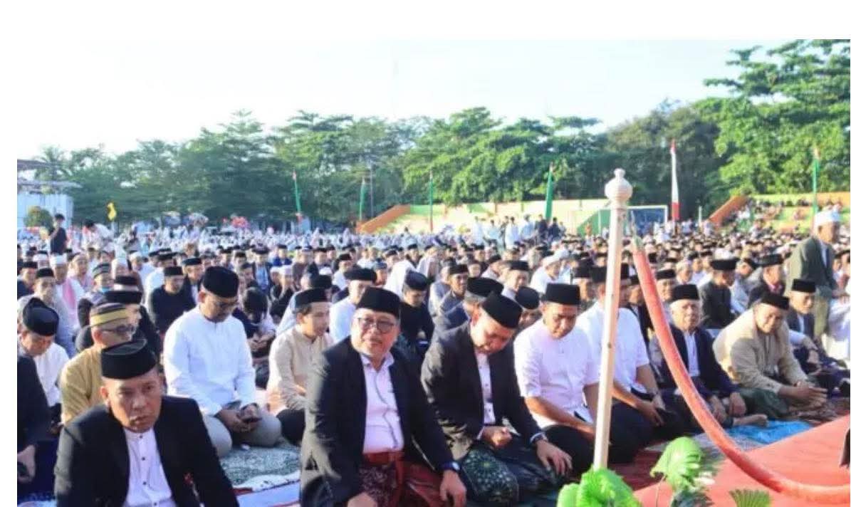 Sholat Idul Adha di Takalar Berlangsung Khikmad, Dihadiri Bupati dan Anggota DPRRI