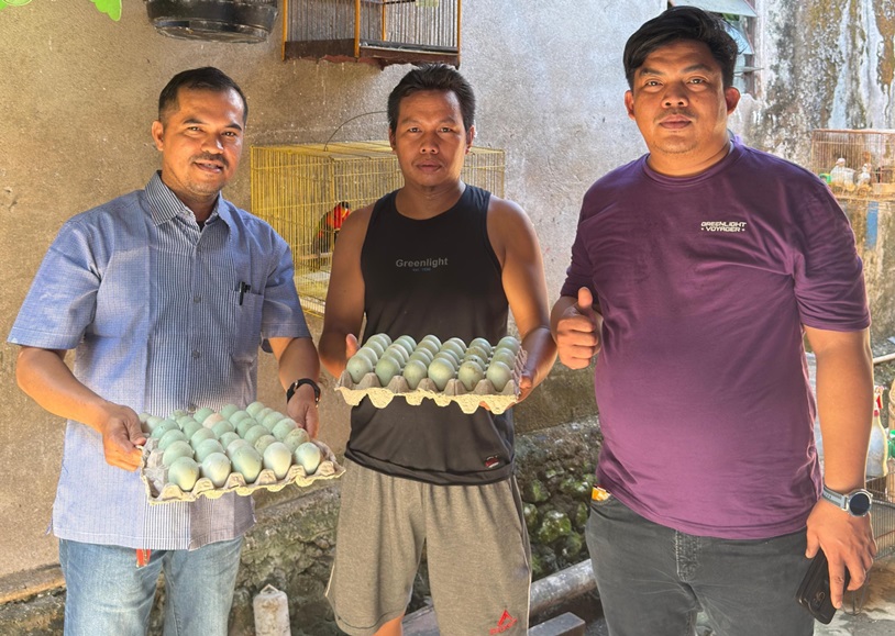 Kelompok Ternak Bebek Kampung Zakat Malewang Panen Perdana