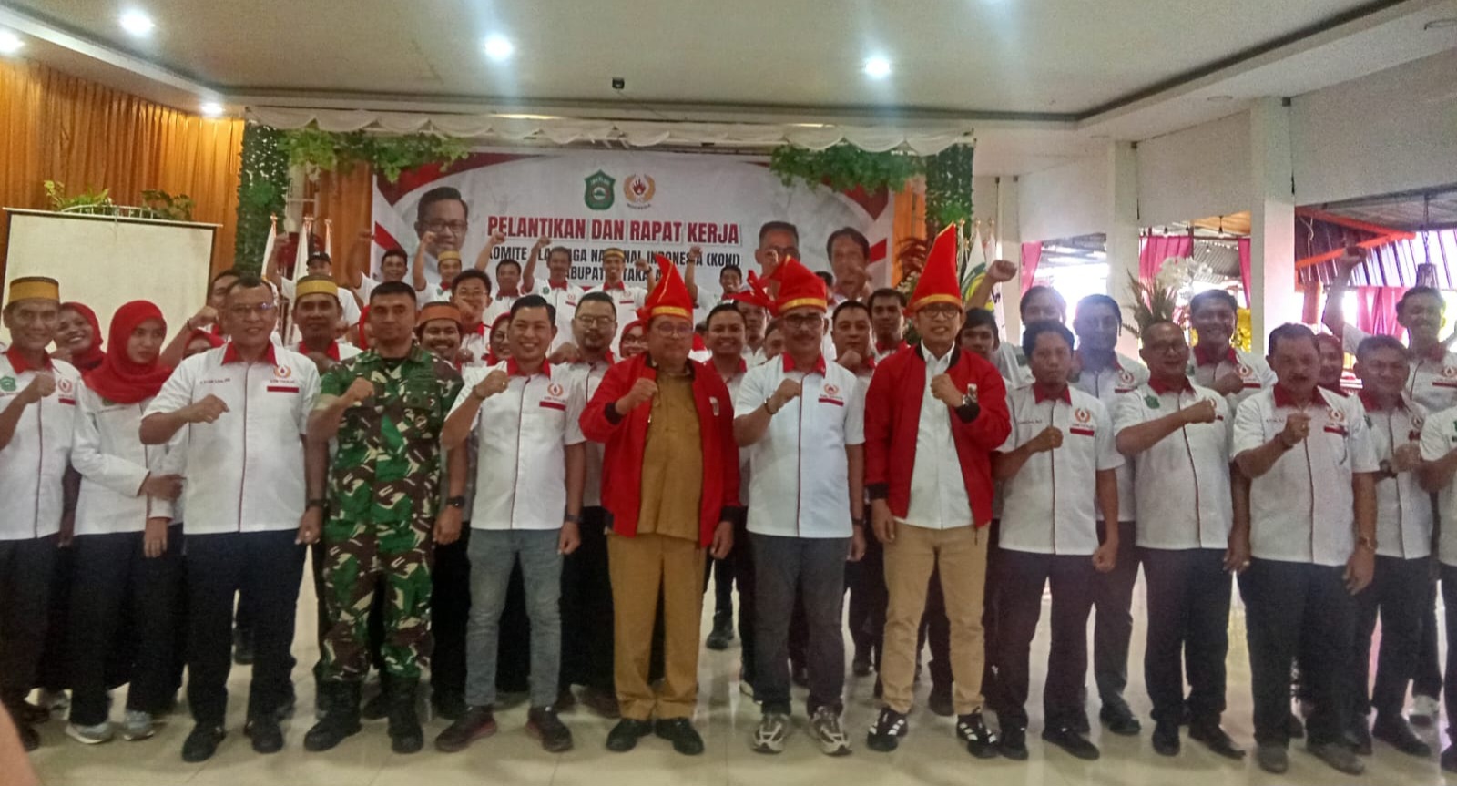 Bupati  Daeng Manye Hadiri Pelantikan Pengurus KONI Takalar