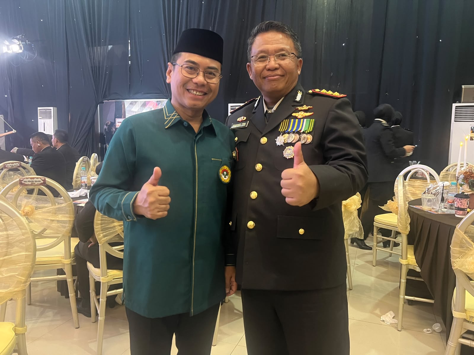 LDDI Sulsel Hadiri HUT Bhayangkara ke-80 di Polda Sulsel, Tegaskan Jaga Kamtibmas