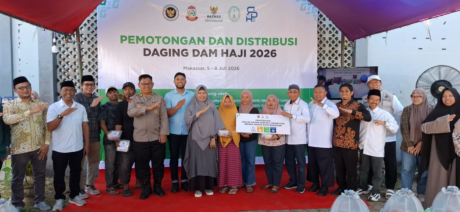Sembelih 94 Sapi, Walikota Apresiasi BAZNAS Makassar