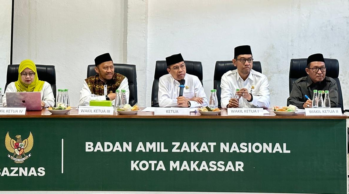 BAZNAS Makassar Gagas Tiga Pilar, Soliditas, Amanah, dan Berdampak