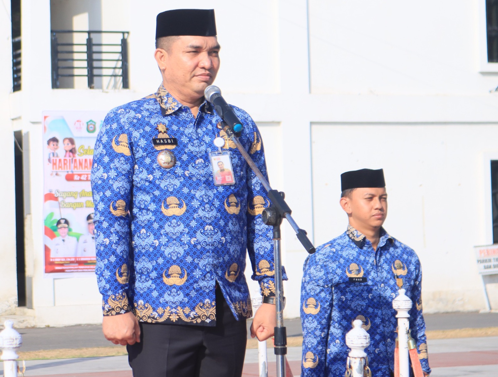 Sekda Takalar Pimpin Upacara Peringatan Hari Anak Nasional ke-42