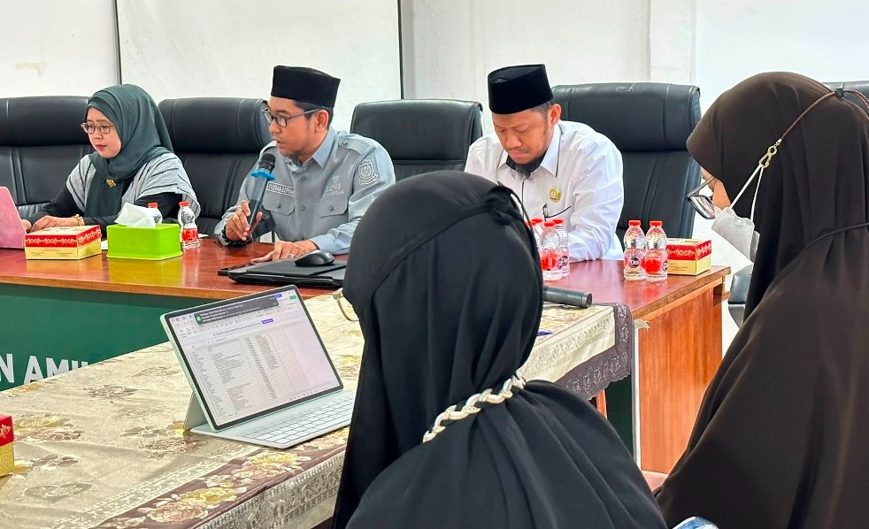 Muslimat Wahdah Pusat Jalin Kerjasama BAZNAS Makassar