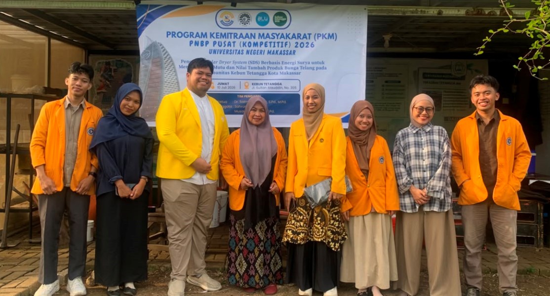 PkM Inovasi Teknologi Tepat Guna Solar Dryer System (SDS) Berbasis Energi Surya untuk Meningkatkan Mutu dan Nilai Tambah Produk Bunga Telang pada Komunitas Kebun Tetangga di Kota Makassar