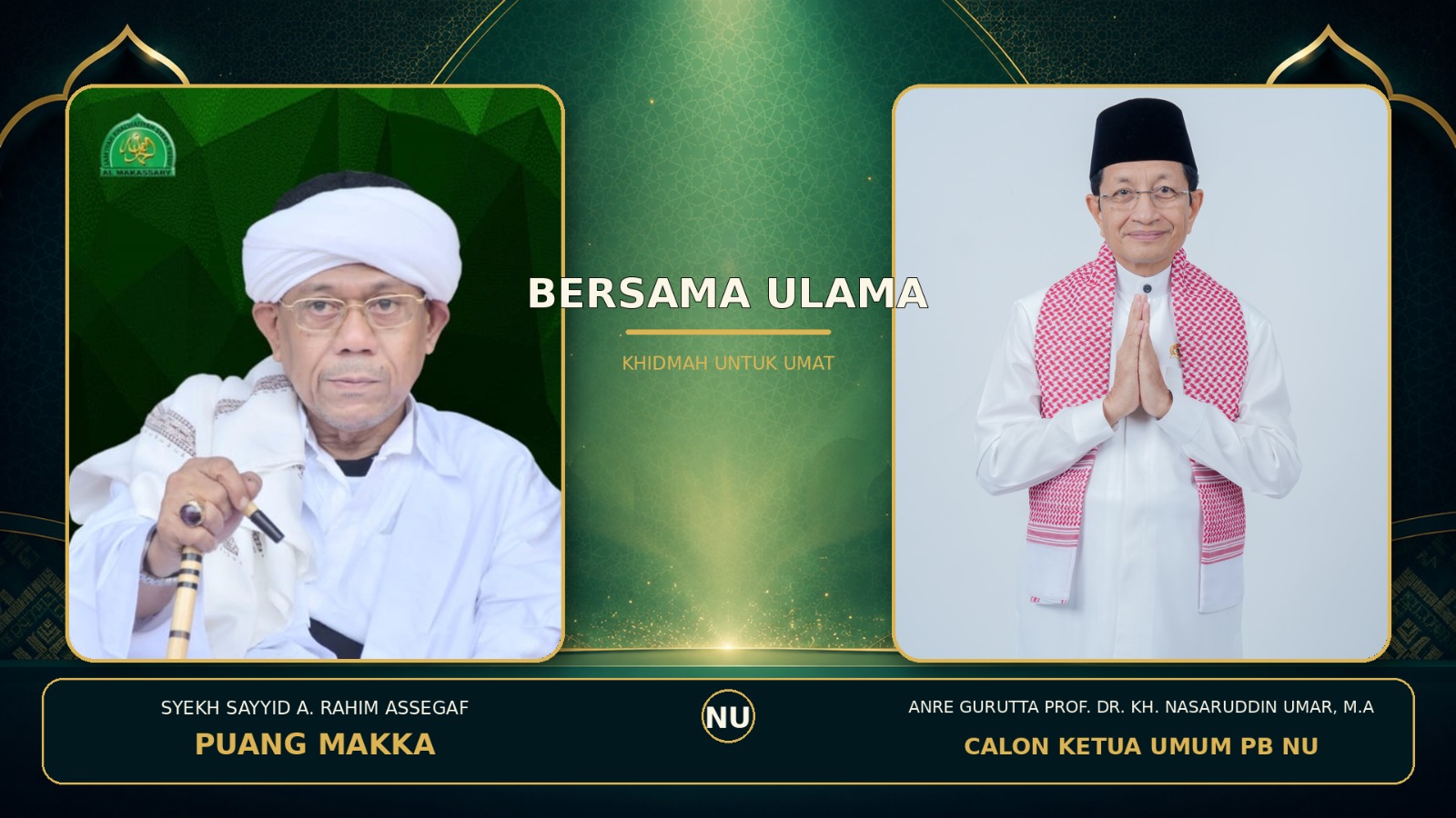 Pimpinan Tarekat Serukan Dukungan untuk Nasaruddin Umar sebagai Ketua Umum PBNU