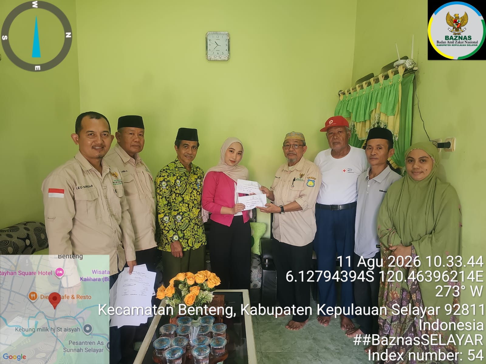 BAZNAS – DMI Selayar Santuni Anak Yatim, Korban  Kapal Tenggelam