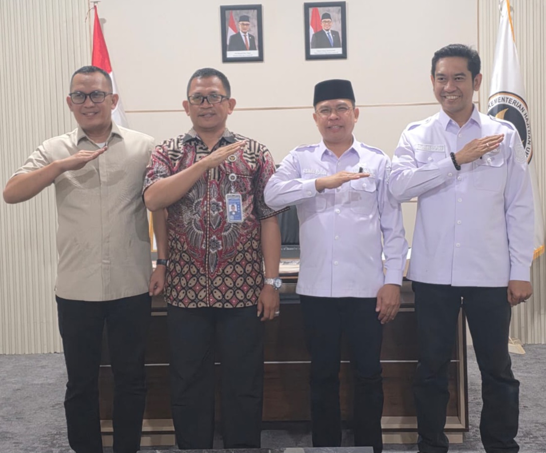 Pimpinan BAZNAS Kota Makassar Kanwil Kementerian Haji Sulsel Gagas Sinergitas