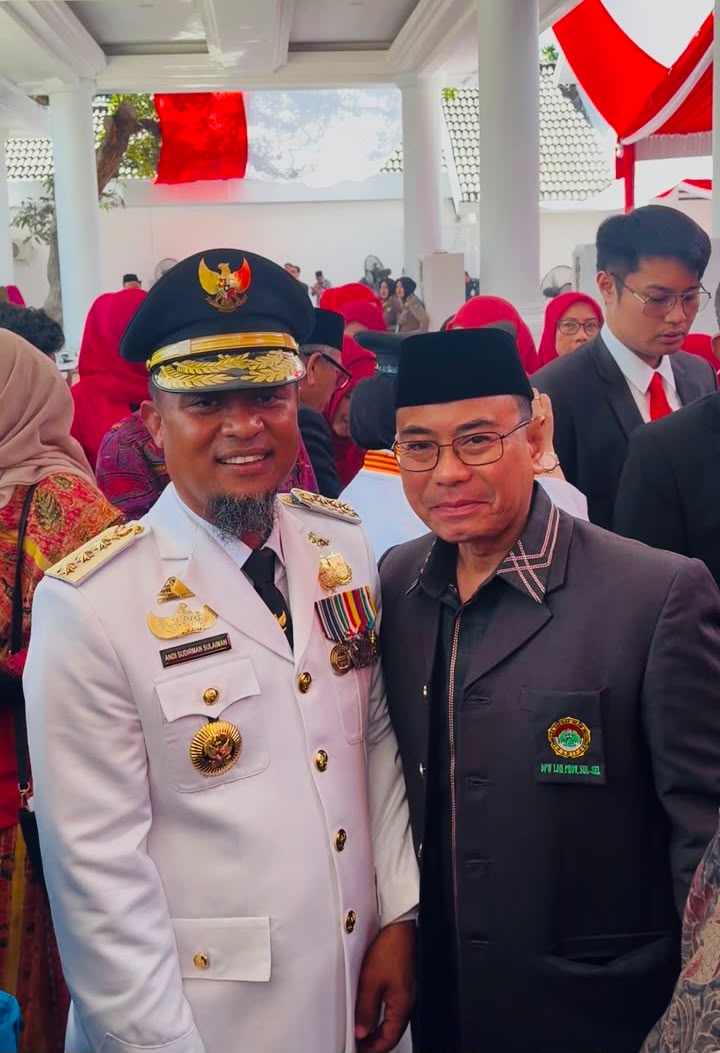 Hadiri Upacara HUT ke-81 RI di Rujab Gubernur Sulsel, LDII Tegaskan Komitmen Berkonstribusi untuk Bangsa