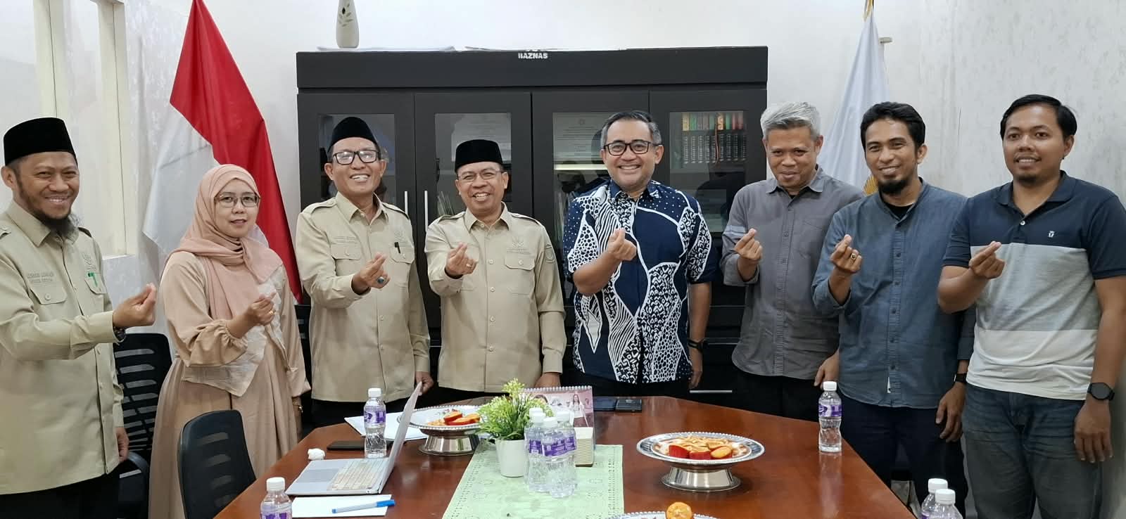 Kasatgaswil Densus 88 Anti Teror Silaturahmi Pimpinan BAZNAS Makassar