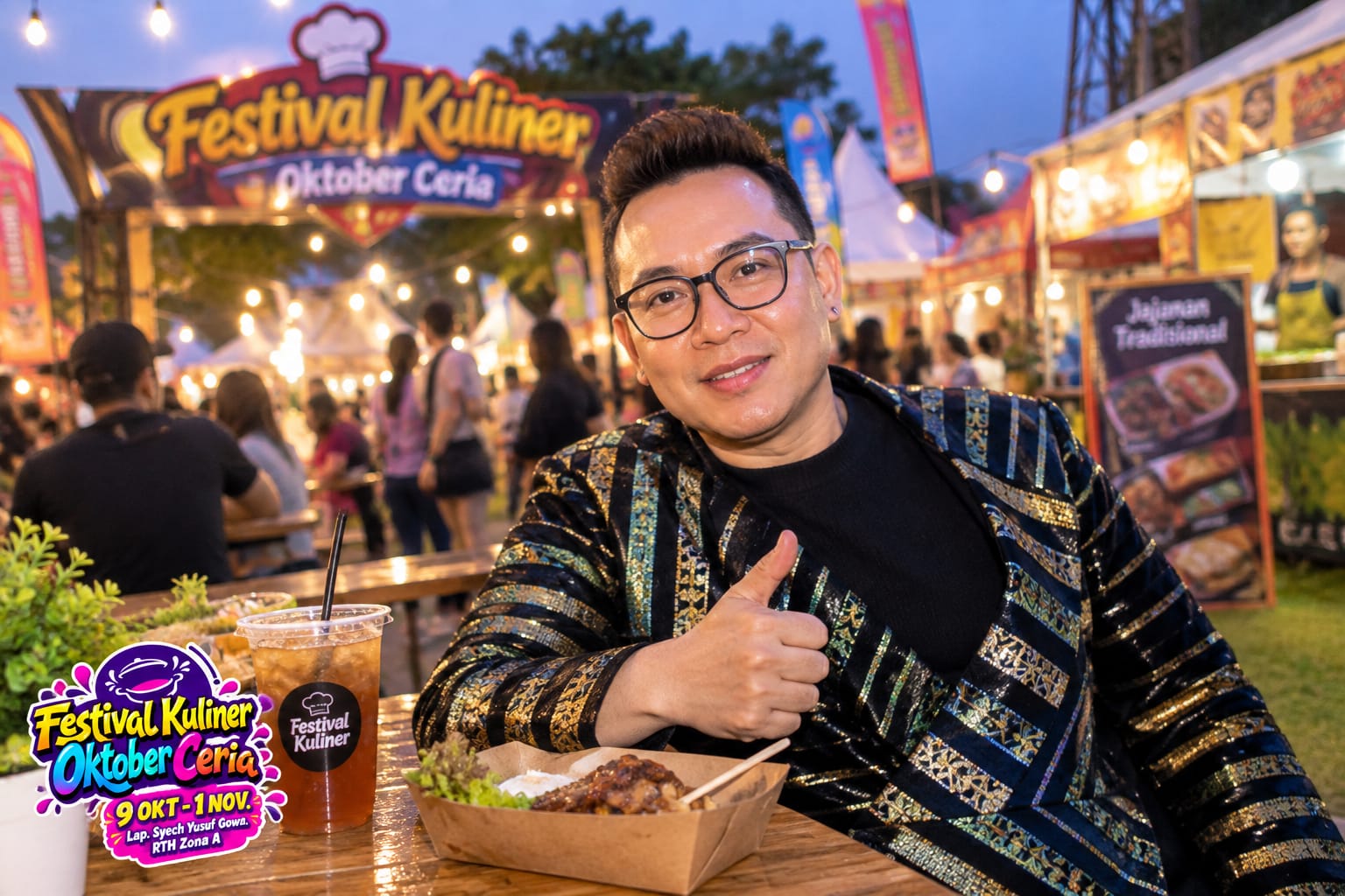 Libatkan UMKM dan Industri Non Kuliner, Oktober Kuliner Oktober Ceria Hadir di Lapangan Syech Yusuf Gowa