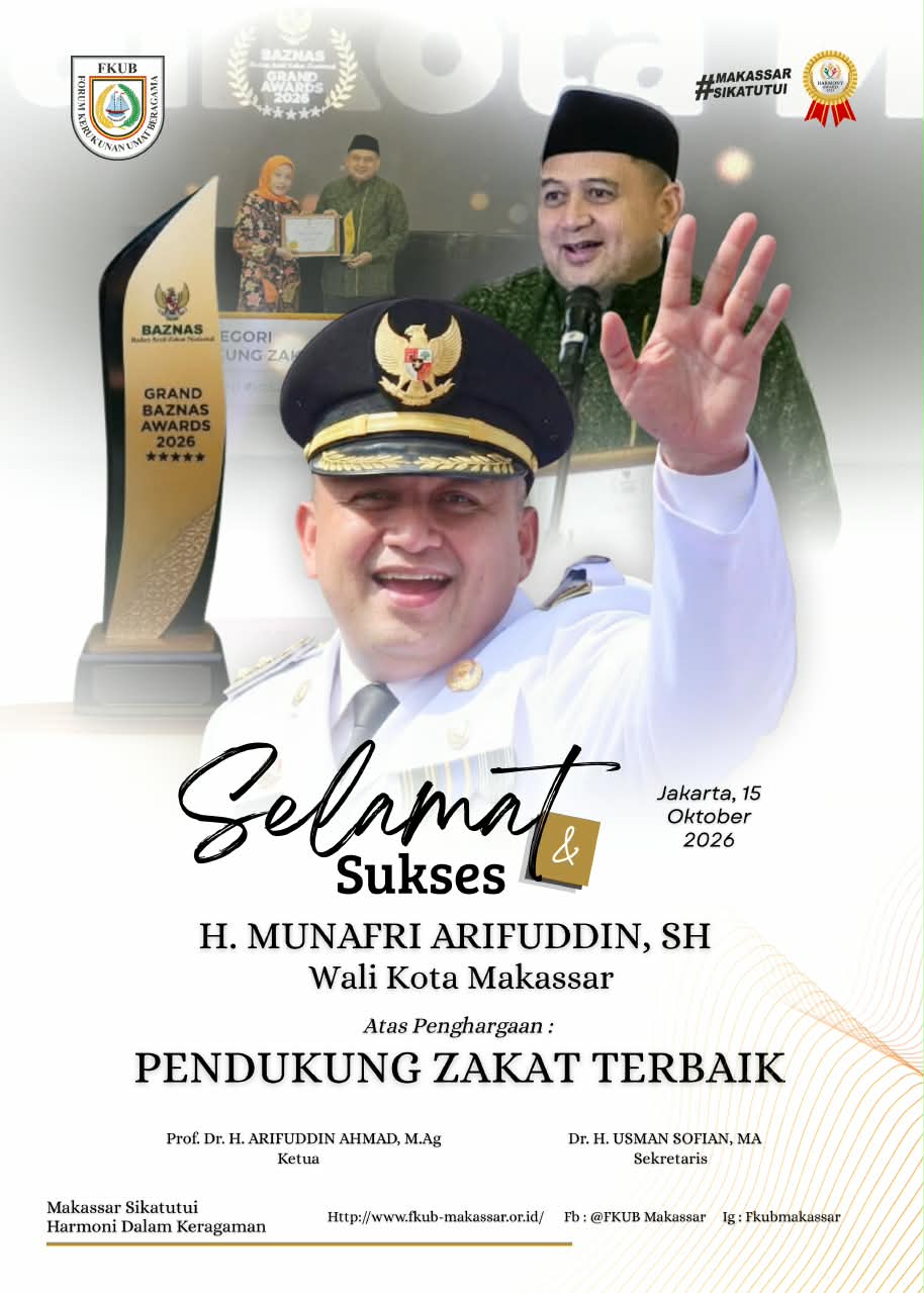 Dapat Penghargaan BAZNAS Award 2026, Walikota Makassar Kebanjiran Ucapan Selamat
