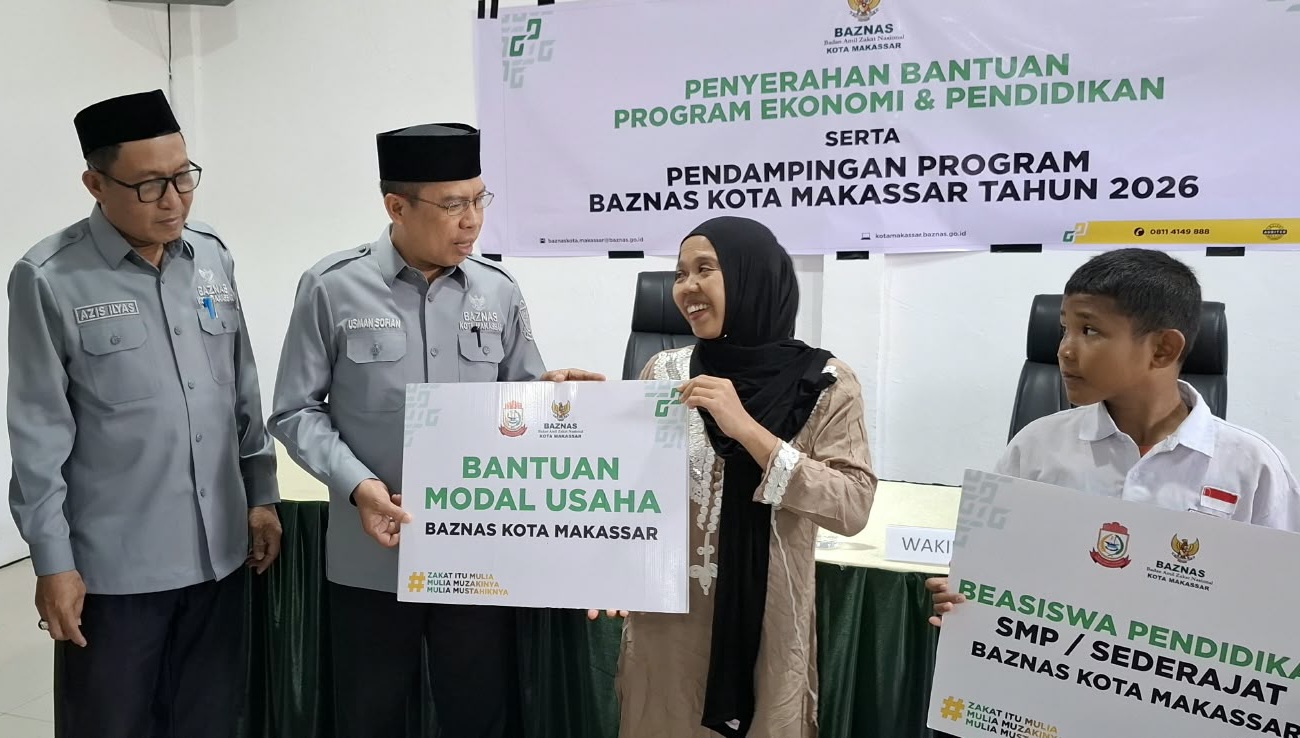 Ketua BAZNAS Makassar Minta Penerima Manfaat Doakan Para Muzakki