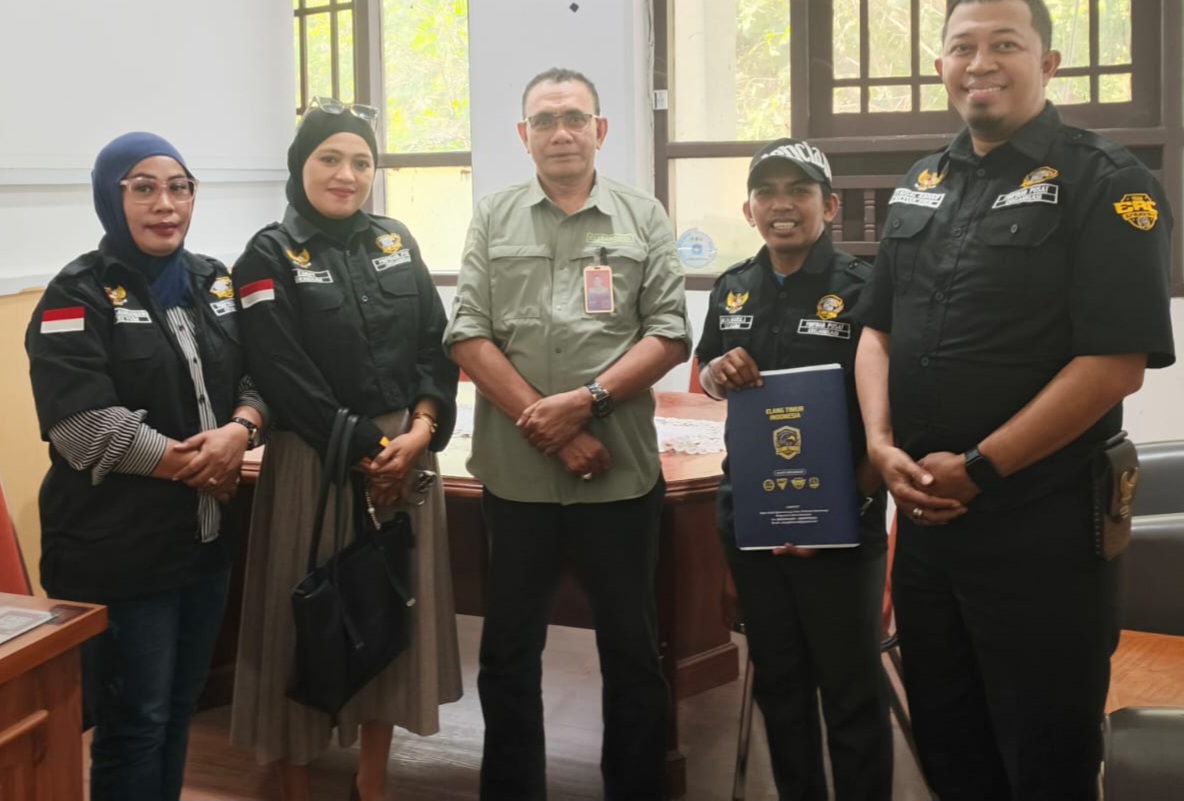 Kunjungan DPP Elang Timur Indonesia ke Kesbangpol Sulsel